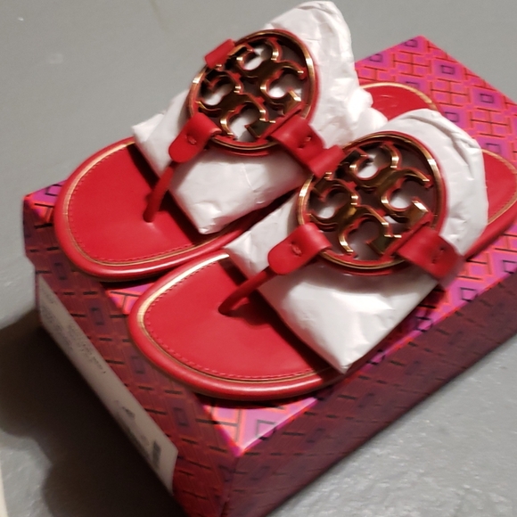 Tory Burch Metal Miller Sandals - Picture 7 of 10